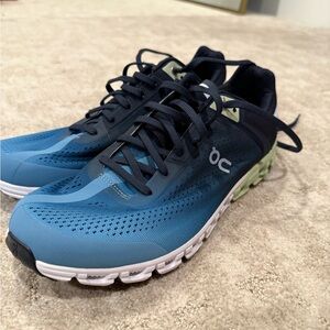 On Running Men's Teal and Black Athletic Shoes